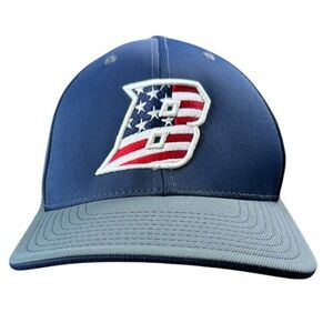 Pacific Headwear Ollie's Pub Hat Flexfit Baseball Cap Patriotic L-XL B18G‎